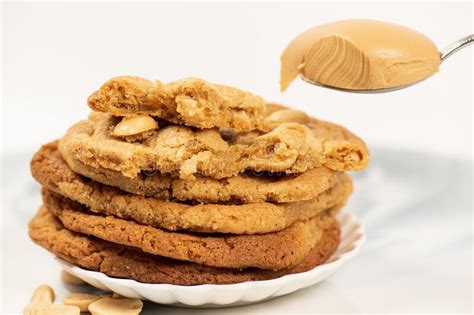 Peanut Butter Cookies stock photo. Image of tasty, peanut - 266796300