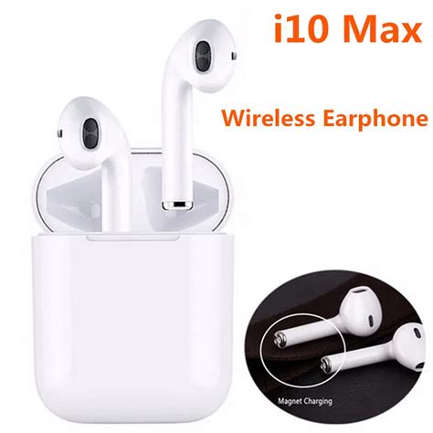 For iphone Samsung Android In Ear Pods i10 Max TWS Wireless Bluetooth5 ...