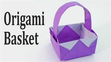 Origami Easter Basket Tutorial (Traditional)