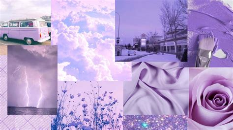 Download Feel infinitely inspired with this beautiful Lavender Aesthetic Laptop Wallpaper ...