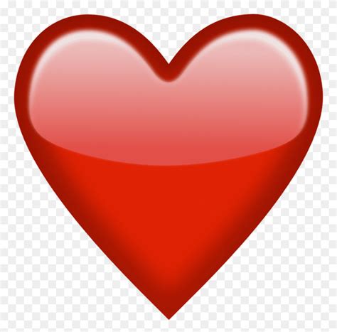 Heart Red Heart Emoji - Red Heart Emoji PNG - FlyClipart