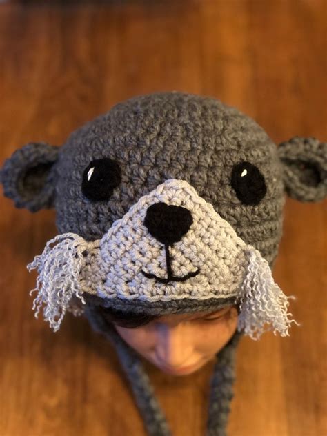 Sea Otter Hat Crochet Sea Otter Hat Crochet Otter Hat Otter - Etsy