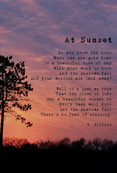 Sunset Poem | aemiio-zos