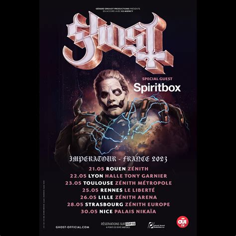 Ghost : Imperatour France 2023 – METALLIAN Magazine