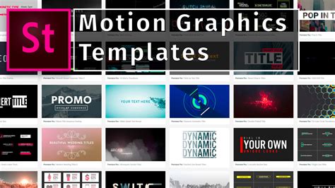 Free Adobe Motion Graphics Templates