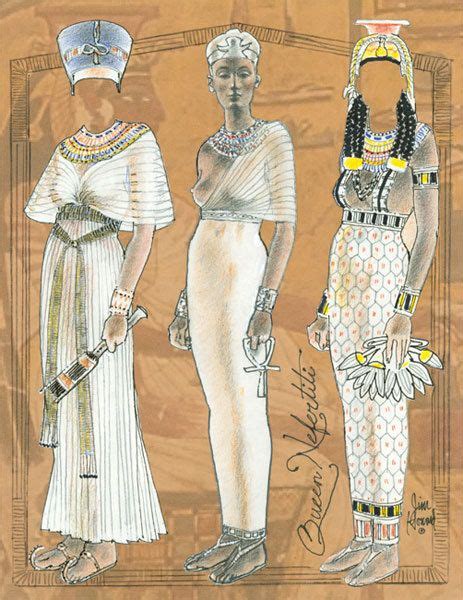 Only Paper Dolls | Ancient egypt fashion, Ancient egypt clothing, Egypt ...