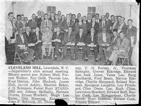 History & Photos of Lawndale & Cleveland County, NC