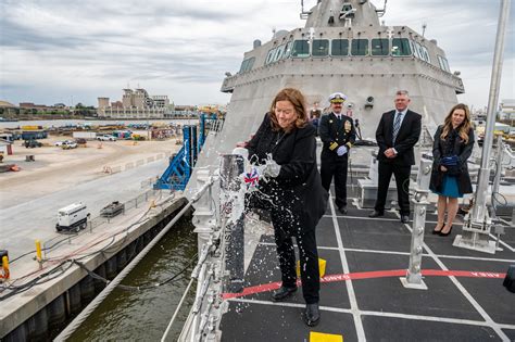 Austal USA celebrates christening of the future USS Augusta (LCS 34 ...