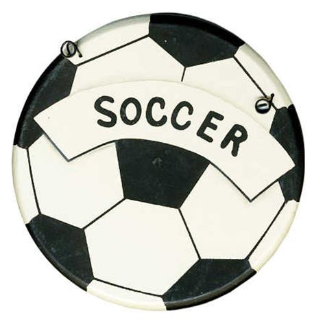 "SOCCER" Wooden Ornament Sign - Signs & Ornaments - Home Decor