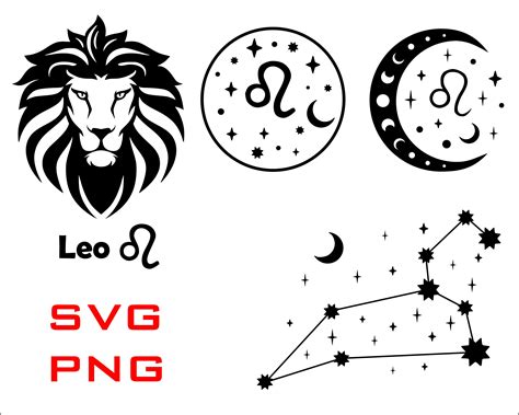 Leo Zodiac Svg Leo Constellation Svg Zodiac Svg Zodiac - Etsy Australia