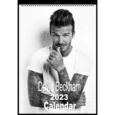 David Beckham Full Photo 2023/4 Calendar Personalised 12 - Etsy