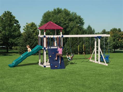 Kids Swing Sets | Maintenance Free Vinyl Outdoor Playsets