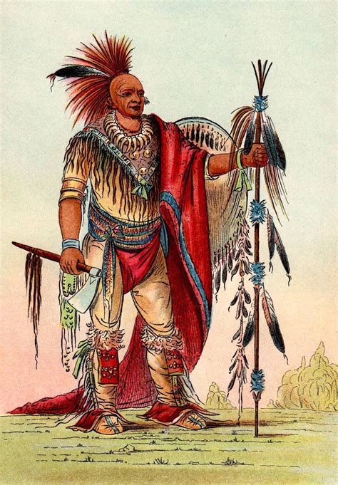 George Catlin - Sac and Fox Chiefs | Trail of tears, Eastern woodlands indians, Native american ...