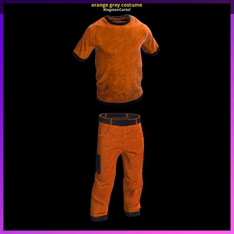 orange grey costume [Rust] [Mods]