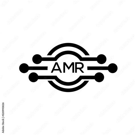 AMR letter logo. AMR best white background vector image. AMR Monogram logo design for ...