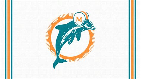 Miami Dolphins Logo Wallpaper | PixelsTalk.Net