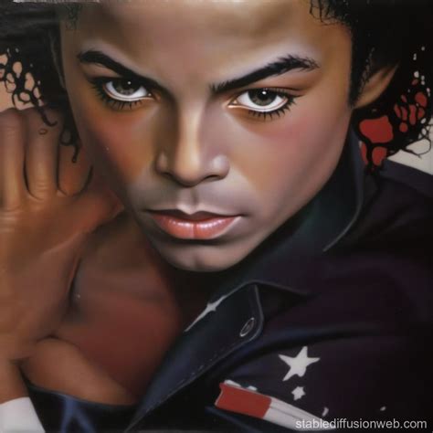 Michael Jackson-inspired Album Cover | Stable Diffusion Online