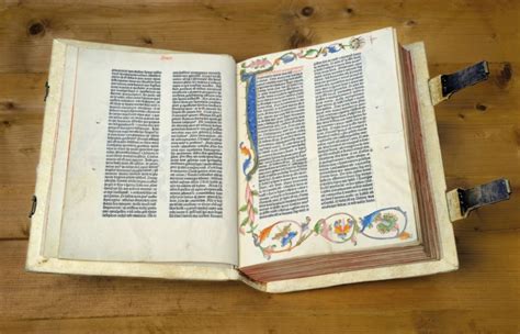 original Gutenberg Bible, Göttingen University Library | Gutenberg bible, Inspiration for kids ...