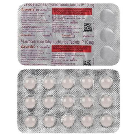 Levocetirizine Dihydrochloride Tablets Ip (10 Mg) Cool And Dry Place at Best Price in Patna ...