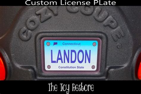 Connecticut Custom License Plate : New Replacement Decals