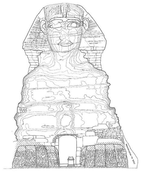 Great Sphinx Of Giza - Drawing Skill