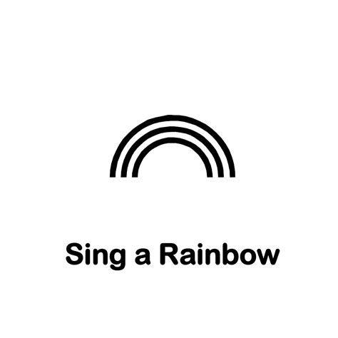 Sing a Rainbow Songsheet - Singing Hands