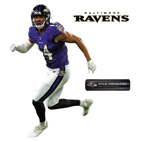 Baltimore Ravens: Kyle Hamilton 2022 - Officially Licensed NFL Removab ...