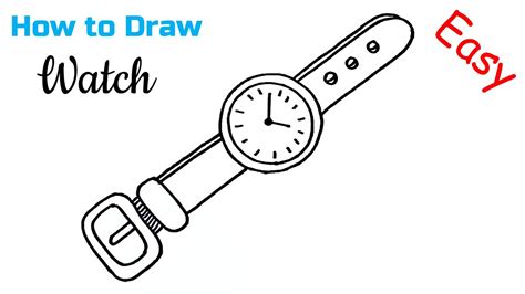 How To Draw A Watch - Englishsalt2