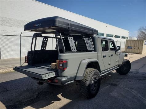 Jeep Gladiator JT Leitner Designs ACS and ikamper Skycamp 4x hardshell rooftop tent | Overland ...