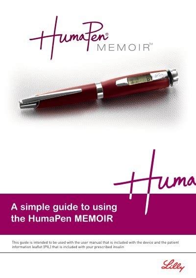 HumaPen Memoir Patient Guide - LillyPro