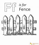 Fence Coloring Pages sketch template