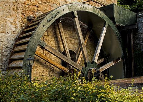 The Old Mill Wheel Digital Art by Chris Evans - Pixels