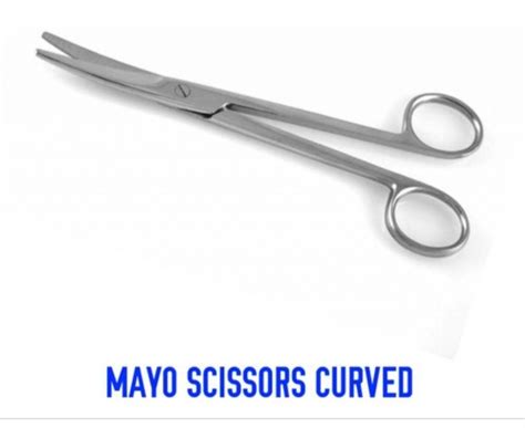 Mayo Scissors Curved 6 inches - Medstore