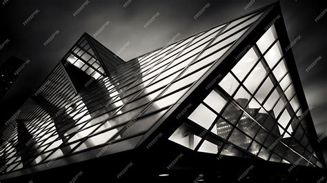 Premium AI Image | A futuristic and dynamic abstract architecture scene