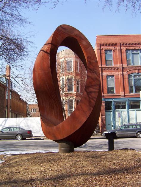 Double Mobius Strip Steel Sculpture By Plamen Yordanov | absolutearts.com