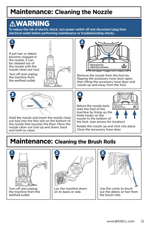 Bisell BISSELL ProHeat 2X Revolution Carpet Cleaner 18588 User Manual ...