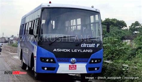 Ashok Leyland electric bus spied testing on public roads