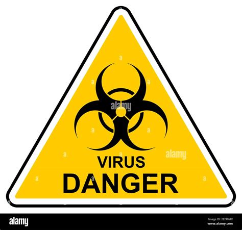 Virus icon. Vector biohazard virus in flat style. Biohazard symbol. Computer virus alert Stock ...