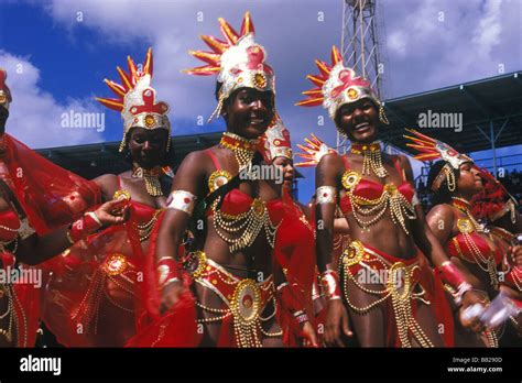 Caribbean, Barbados, Bridgetown. Crop Over Carnival Stock Photo - Alamy