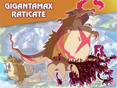 BadaFra on Instagram: “Hi guys! I'm happy to show you my first Gigantamax! Raticate is inspired ...