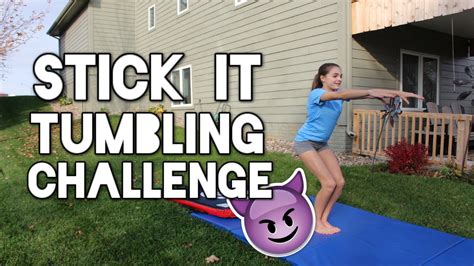 Stick It Gymnastics Challenge - YouTube