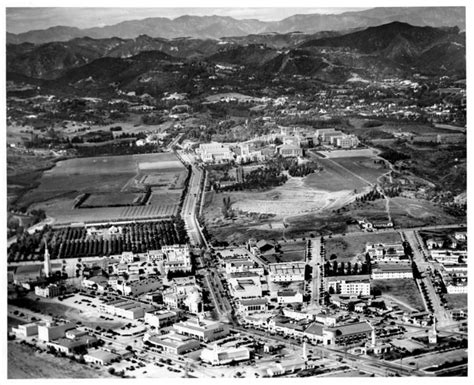 Aerial view of Westwood Village and UCLA, 1938. Thelner and Louise ...