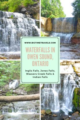 4 Waterfalls to Visit in Owen Sound, Ontario • Big Time Travels