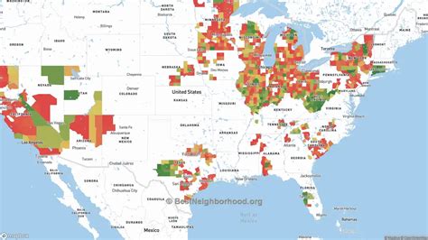 Frontier Communications Internet Service Availability and Coverage Maps | BestNeighborhood.org