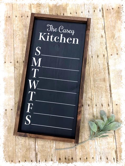 CUSTOM CHALK MENU BOARD – The Crafty Nest DIY