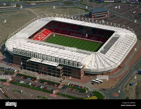 aerial view of Sunderland Football Club's Stadium of Light Stock Photo, Royalty Free Image ...