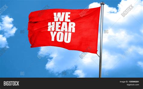 We Hear You, 3D Rendering, Red Image & Photo | Bigstock