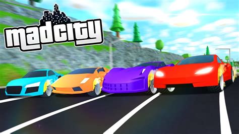 RACING EVERY CAR IN MAD CITY (Roblox) - YouTube