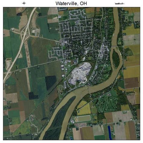 Aerial Photography Map of Waterville, OH Ohio