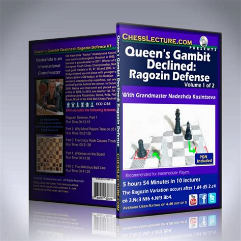 Queen’s Gambit Declined: Ragozin Defense 2 DVD set – GM Nadezhda Kosintseva - Online Chess ...